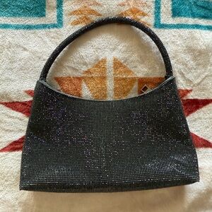 Chic Black sparkly Shoulder Bag